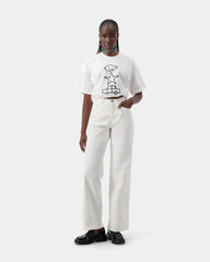 Aura Wide Jeans - White