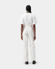 Aura Wide Jeans - White