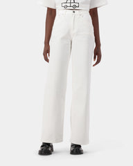 Aura Wide Jeans - White