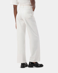 Aura Wide Jeans - White