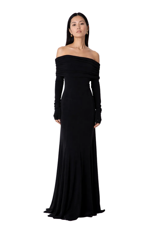 Silent Drape Maxi Dress