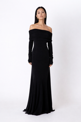 Silent Drape Maxi Dress