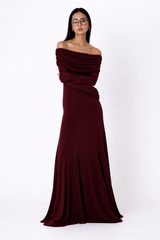 Silent Drape Maxi Dress