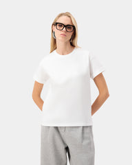 Contour Fold Tee - White