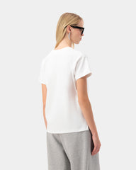 Contour Fold Tee - White