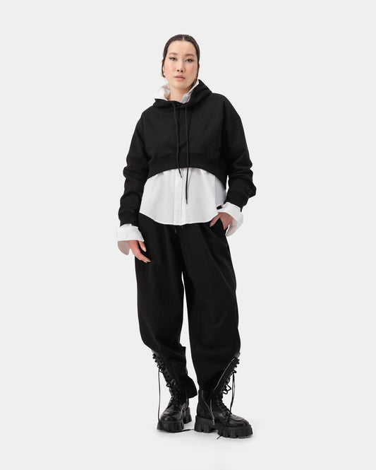 Echo Balloon Sweatpants - Black