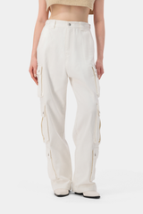 Echo Cargo Trousers - White