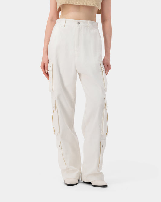 Echo Cargo Trousers - White