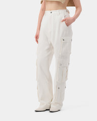 Echo Cargo Trousers - White