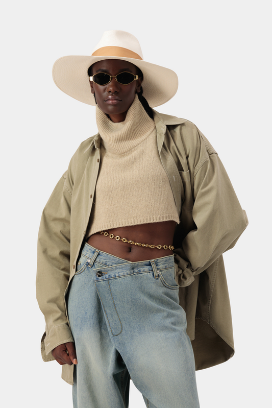 Echo Washed Shirt - Khaki