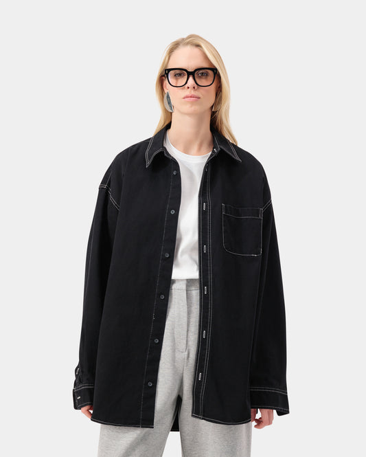 Echo Washed Shirt - Black