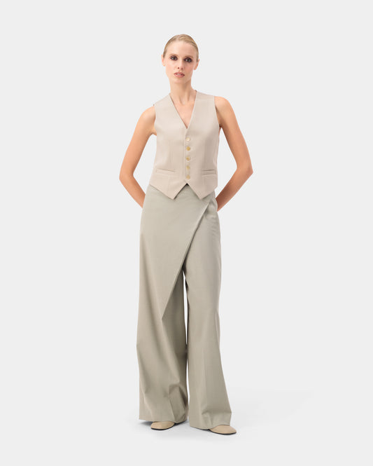 Eclipse Trousers - Khaki Beige