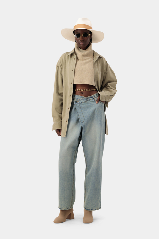 Eclipse Wide Jeans - Blue