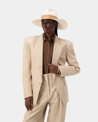 Frame Blazer - Beige