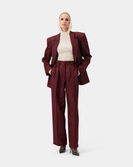 Frame Blazer - Burgundy