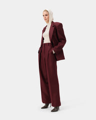 Frame Blazer - Burgundy