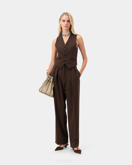 Heritage Capri Trousers - Brown