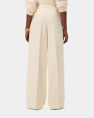 Heritage Palazzo Trousers - Cream