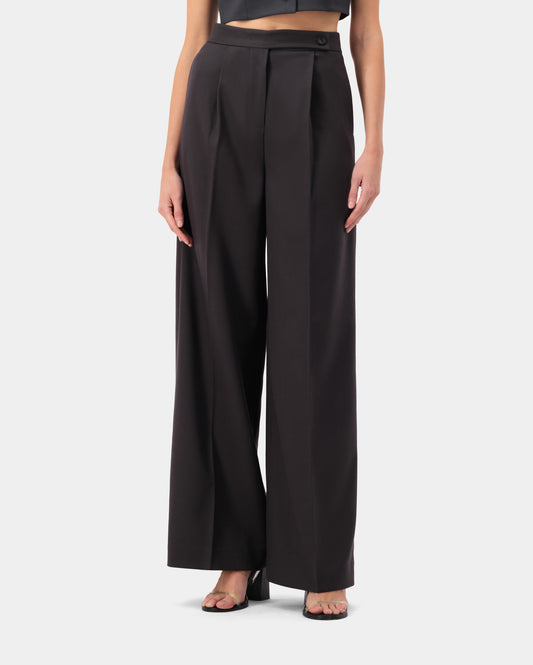 Heritage Palazzo Trousers - Grey