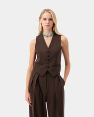 Heritage Refine Vest - Brown