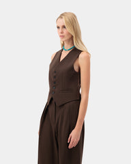 Heritage Refine Vest - Brown