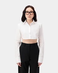 Palazzo Shirt - White