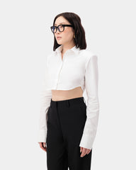 Palazzo Shirt - White
