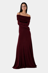 Silent Drape Maxi Dress