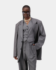 Stride Blazer - Grey Pin Stripe