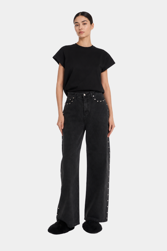 Contour Stud Denim