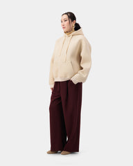 Echo Neoprene Hoodie - Beige