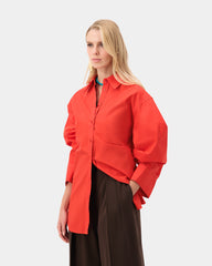 Echo Oversize Shirt - Red