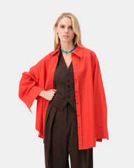 Echo Oversize Shirt - Red