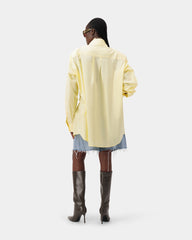 Frame Button Down Shirt - Lemon Yellow