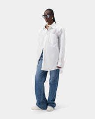 Frame Button Down Shirt - White
