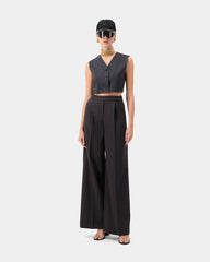 Heritage Palazzo Trousers - Grey