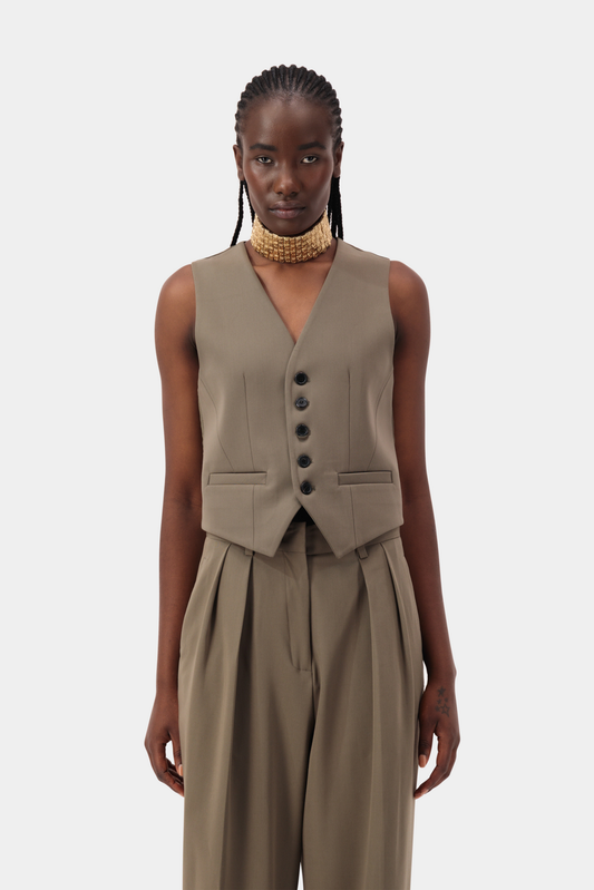 Heritage Refine Vest - Khaki