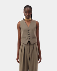 Heritage Refine Vest - Khaki