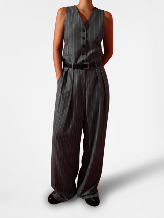 Stride Pleat Trousers