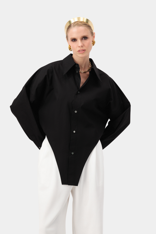 Sculpt Bodysuit Shirt - Black