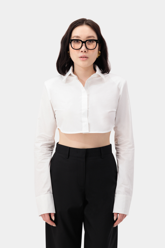 Palazzo Shirt - White