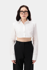 Palazzo Shirt - White