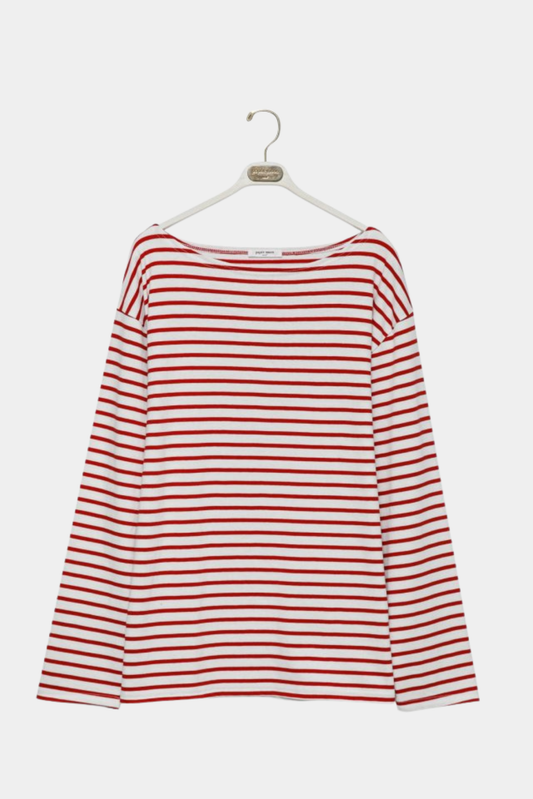 Striped Oversized Top